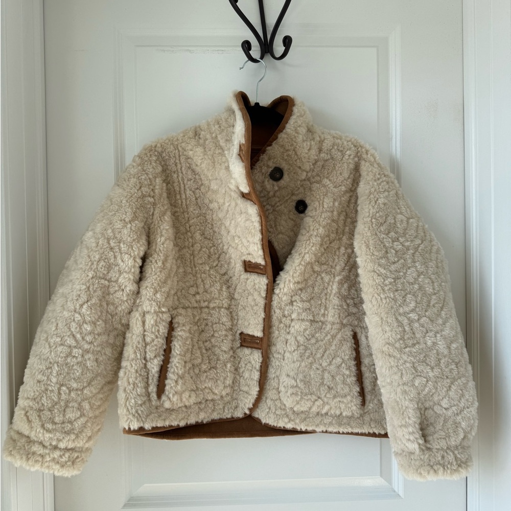 Zara REVERSIBLE DOUBLE-FACED JACKET